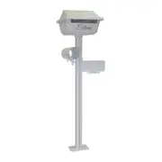 Velox White Plain Pagoda Freestanding Letterbox