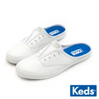 在飛比找蝦皮商城優惠-【Keds】MOXIE MULE 經典皮革穆勒鞋-白 (92
