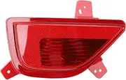 Scratchproof Rear Bumper Reflector, Strong Reminder Function, Waterproofing, Red Lens Bumper Reflector Cover, Made with Original Car Data, Precise Fitting,Enhance Vehicle