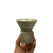 Hidden NY NYC Ceramic Expresso Cup Set RARE New Mixed Beige