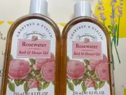 Crabtree Evelyn Rose Body Wash 8.5 oz Duo Set