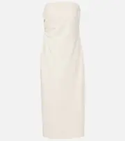 [Vince] Vince Strapless midi dress AU 14 white