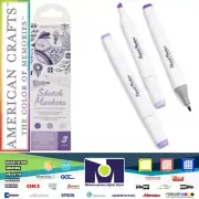 AC Sketch Markers Collection Dual Tip Chisel Fine Point 3Pk VioletLance 34007536