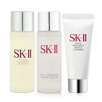 在飛比找Yahoo奇摩購物中心優惠-SK-II 青春經典試用組 (青春露+亮采化妝水+全效活膚潔