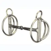 CIRCLE Y Stage A Rockin' S 5in Snaffle Bit (232)