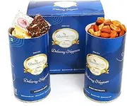 Jaiccha Ghasitaram Assorted Bites and Mix Dryfruits Cans|Diwali Gift,Holi,Rakhi,Valentine,Christmas,Birthday,Anniversary,Her,Him|