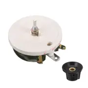 200W 100R Ohm Wirewound Ceramic Potentiometer Variable Rheostat Resistor W Knob