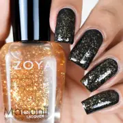 Zoya - Maria-Luisa - Gold Flake Flecks Glitter Nail Polish