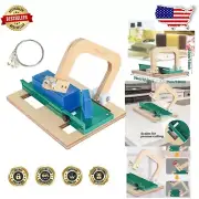 Handcrafted Wooden Soap Cutter with Steel Wire - Ideal for Artisanal Soap Making