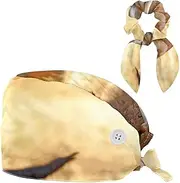 [YTYVAGT] Scrub Caps Women,Scrub Hats Suitable for Women,Animal Portrait Kangaroo
