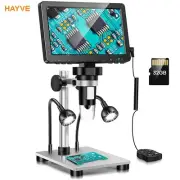 Hayve 7’ Digital Microscope 1200X Zoom 12MP HD Electronic Soldering Phone Repair