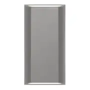Telbix Silver Bloc Exterior Led Up-Down Wall Lamp