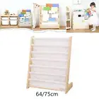 Wooden Bookshelf, Children's Bookshelf, Kids Bookcase, Storage Stand for Boys