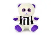 Korimco AFL 22cm Kids Children Small Sparkle Plush Teddy Bear Collingwood Purple