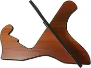 CIMAXIC Portable Guitar Holder X-frame Stand for Ukulele Mandolin Wood Construction