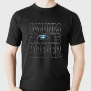 Charlotte Flair Men's T-Shirt WWE Diamonds Are Forever Size XL Black