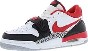[Nike] Big Kid's Jordan Air Legacy 312 Low White/Fire Red-Wolf Grey (CD9054 160)