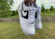 Custom Air Force 1 Black White Low/NEW Air Force Custom Sneaker NEW IN BOX