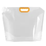 10L Collapsible Water Container Bag Plastic Storage Jug Water Bag Clear