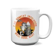F-14 Tomcat Well Done Baby 1970-2006 15oz Mug