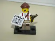 LEGO Minifigure Series 24 Newspaper Kid with News Extra and Slingshot # 71037