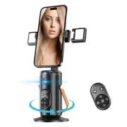 360° Face Tracking Tripod for iPhone – No App Needed, Bluetooth Remote, Auto ...