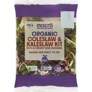 Macro Organic Coleslaw & Kale Slaw Kit 250g