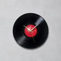 在飛比找有設計U design優惠-HeadphoneDog｜手工黑膠唱片時鐘－經典紅