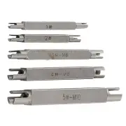 Reliable Double Head Screw Tap Extractor Set 5 Pieces Broken Head Taps M10