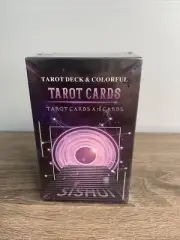 78 Card Tarot Deck New Sealed colorful sishui 2022 with keynotes