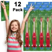 12x Kids Toothbrushes with Suction Cup (Sky Choice) 12 pieces