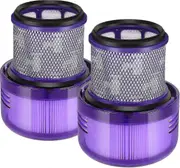 2pcs Filter For Dyson Sv16 Outsize V11 Outsize V11 Outsize Absolute 970422-01, Robotic Vacuum Cleaner Filter Element Brush Part Yalo