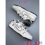 特價 NIKE  DUNK LOW 綁帶高級訂製 低幫休閒運動鞋 板鞋 黑暴力熊 FC1688-135 FN V6FD