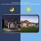 Outdoor Solar Security Cameras 2MP Dual Lens High Definition Remote Network