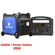 GENTRAX 6.6KW Inverter Generator + E600 307Wh Power Station