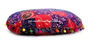 Indian Mandala Patchwork Round Floor Pillow Cover Cushion Pouffe Yoga Meditation