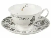 VA Alice in Wonderland Cup and Saucer, 210 ml 7 fl oz
