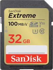 SanDisk 32GB Extreme SD Card SDHC Class 10 DSLR Video Camera Memory Card 100MB/s