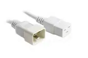2M IEC C20-C19 Power Cable White [CB-PS-150]