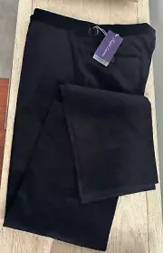 Ralph Lauren Purple Label Gregory Hand-Tailored Corduroy Pant 34 Black ITLY $495