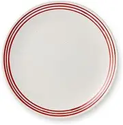 Certified International Dockside Red Stoneware Salad Plates – Set of 4, 9-Inch Coastal-Inspired, Chip-Resistant Tableware for Everyday Dining. Ideal for appetizers, Salads, or Desserts.