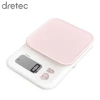 在飛比找蝦皮購物優惠-【工子白】日本 dretec 甜美色系 大秤盤電子秤 2kg