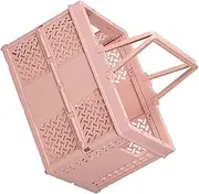 Yardwe Easter Egg Basket Cosmetics Storage Basket Portable Picnic Basket Household Storage Basket Stackable Camping Decor Household Sundries Storage Basket Basket Square Plastic