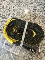 New 2"X20FT Tow Strap W/Loop Ends 10,000 LB Capacity Recovery Rescue Winch Sling