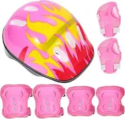 1Set Skating Protective Gear Helmet Pads for Outdoor Activities Includes Elbow Guards Wrist Protectors Durable Safety Equipment for Boys