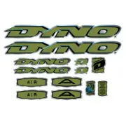 DYNO -1998 AIR green decal set - old school bmx