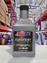 在飛比找樂天市場購物網優惠-『油工廠』AMSOIL 5W40 5W-40 EUROPEA