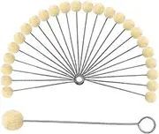 GARIOUANS 100pcs Wool Daubers for Leather Dye Handmade Wool Ball Applicators for Artisanal Leather Projects Superior Dye Application Tools for Staining and Painting