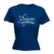 May Birthday All Women Are Created Equal - Funny Novelty Womens T-Shirt T Shirt Tshirt