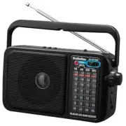 Radio Portable AM FM with Bluetooth Loud Speaker, Radio Plug in Wall or